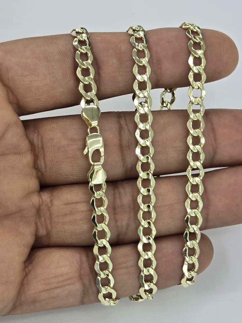 10k Real Gold Cuban Chain 5.6mm 22 Inches